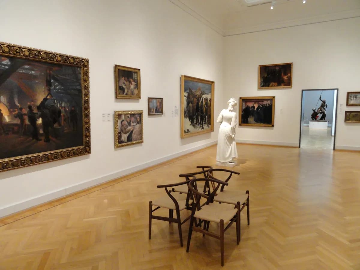 Salle de peintures du SMK à Copenhague